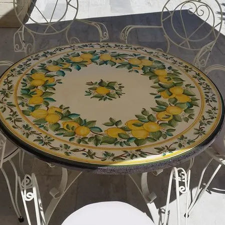 Tavolo Rotondo Limoni – Freschezza Mediterranea - TAVOLI