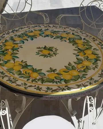 Tavolo Rotondo Limoni – Freschezza Mediterranea - TAVOLI