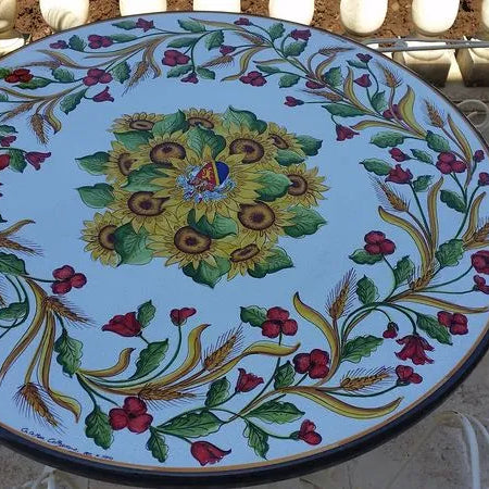 Tavolo Rotondo Papaveri – Natura in Tavola - TAVOLI