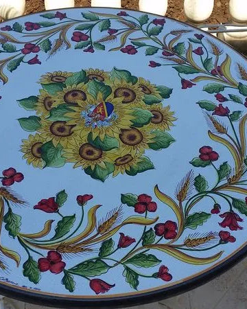 Tavolo Rotondo Papaveri – Natura in Tavola - TAVOLI