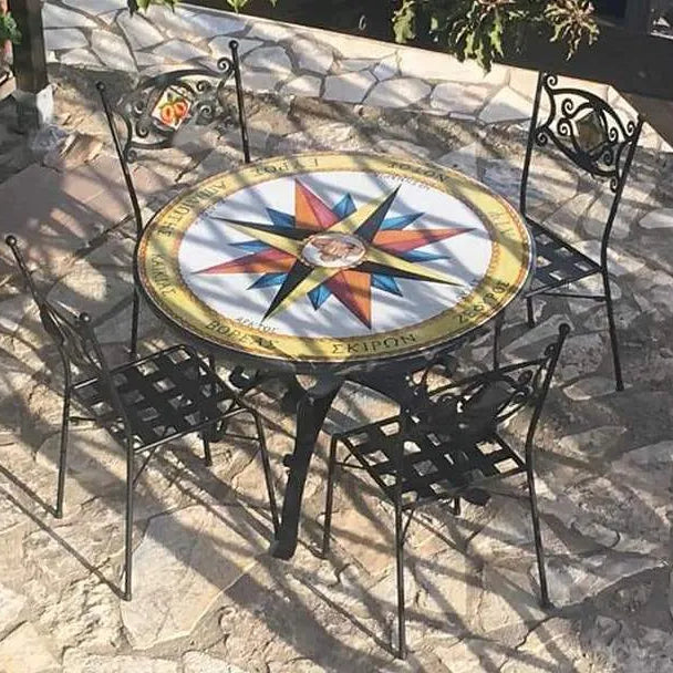 Tavolo Rotondo Rosa dei Venti – Esplorazione e Stile - TAVOLI