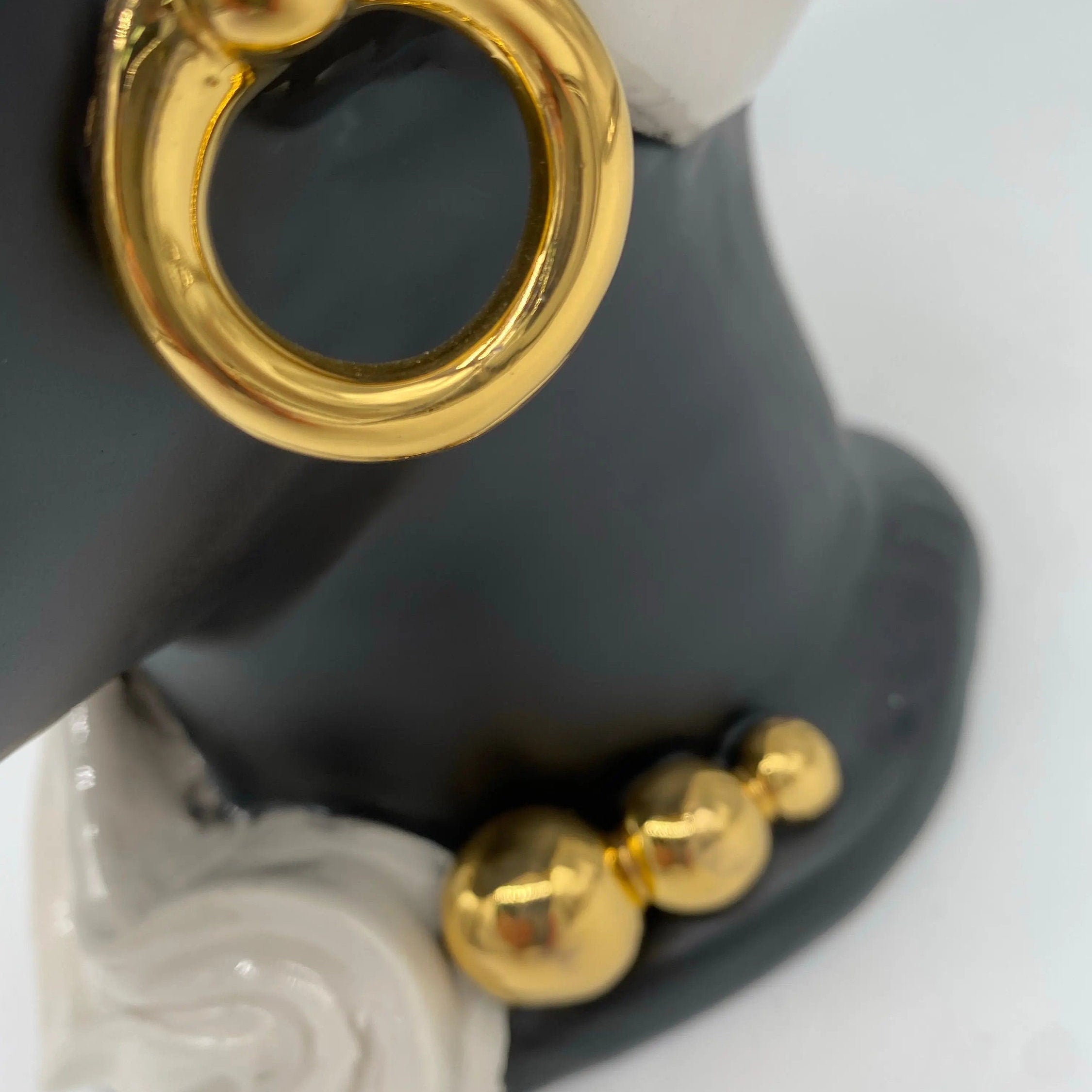 Teste di Moro Anubi Ceramica Caltagirone cm H.29 L.20 Artigianale Bianco Nero Oro DD CERAMICHE SICILIANE