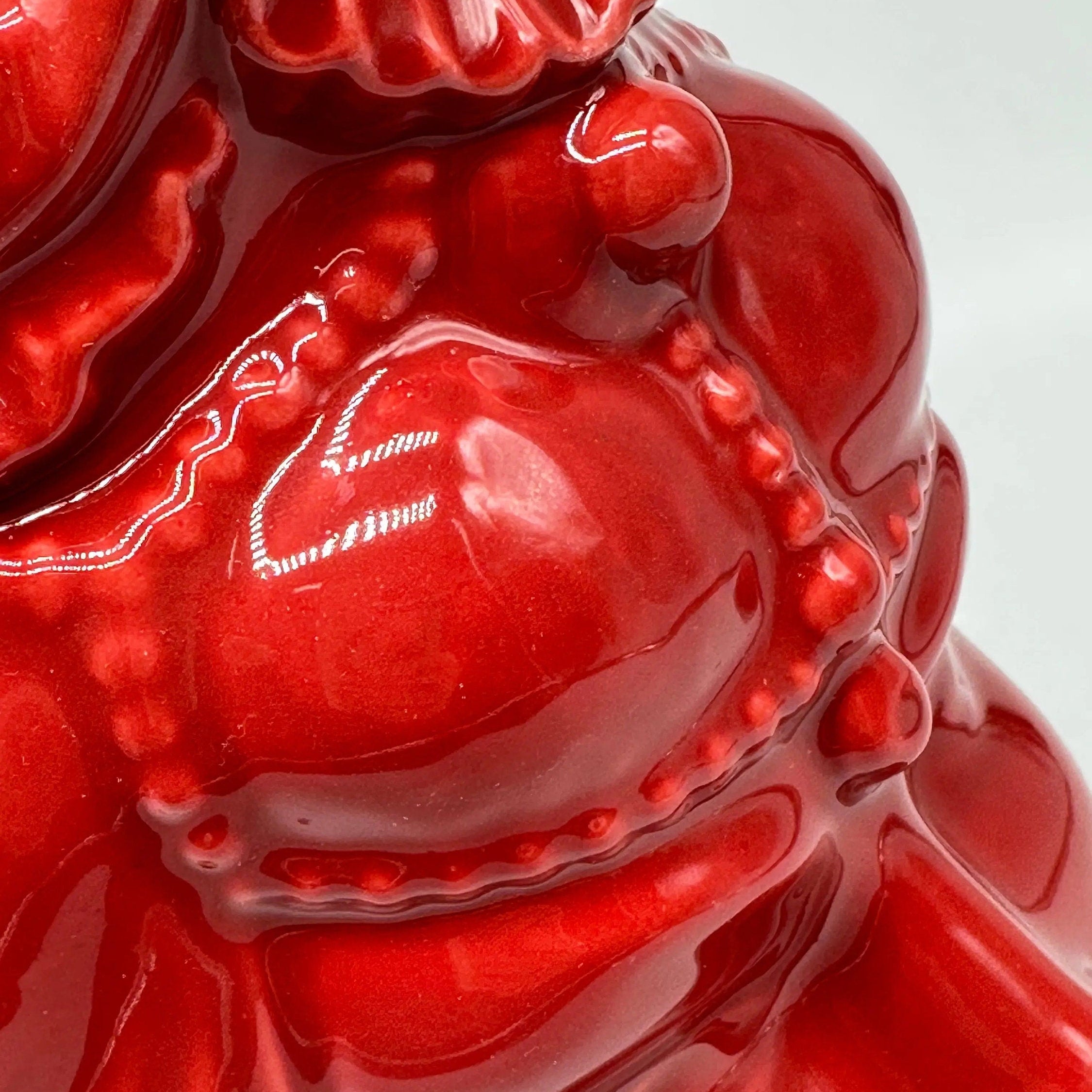 Teste di Moro Emiro Ceramica Caltagirone cm H.30 L.18 Artigianale Rosso DD CERAMICHE SICILIANE