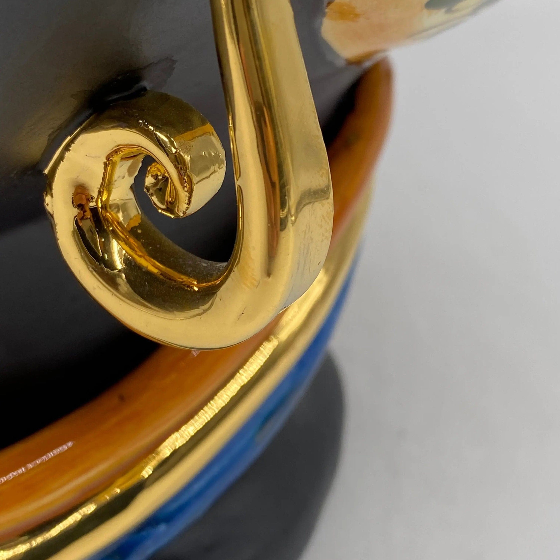 Teste di Moro Horus Ceramica Caltagirone cm H.30 L.18 Artigianale Decorazione “Carretto” DD CERAMICHE SICILIANE