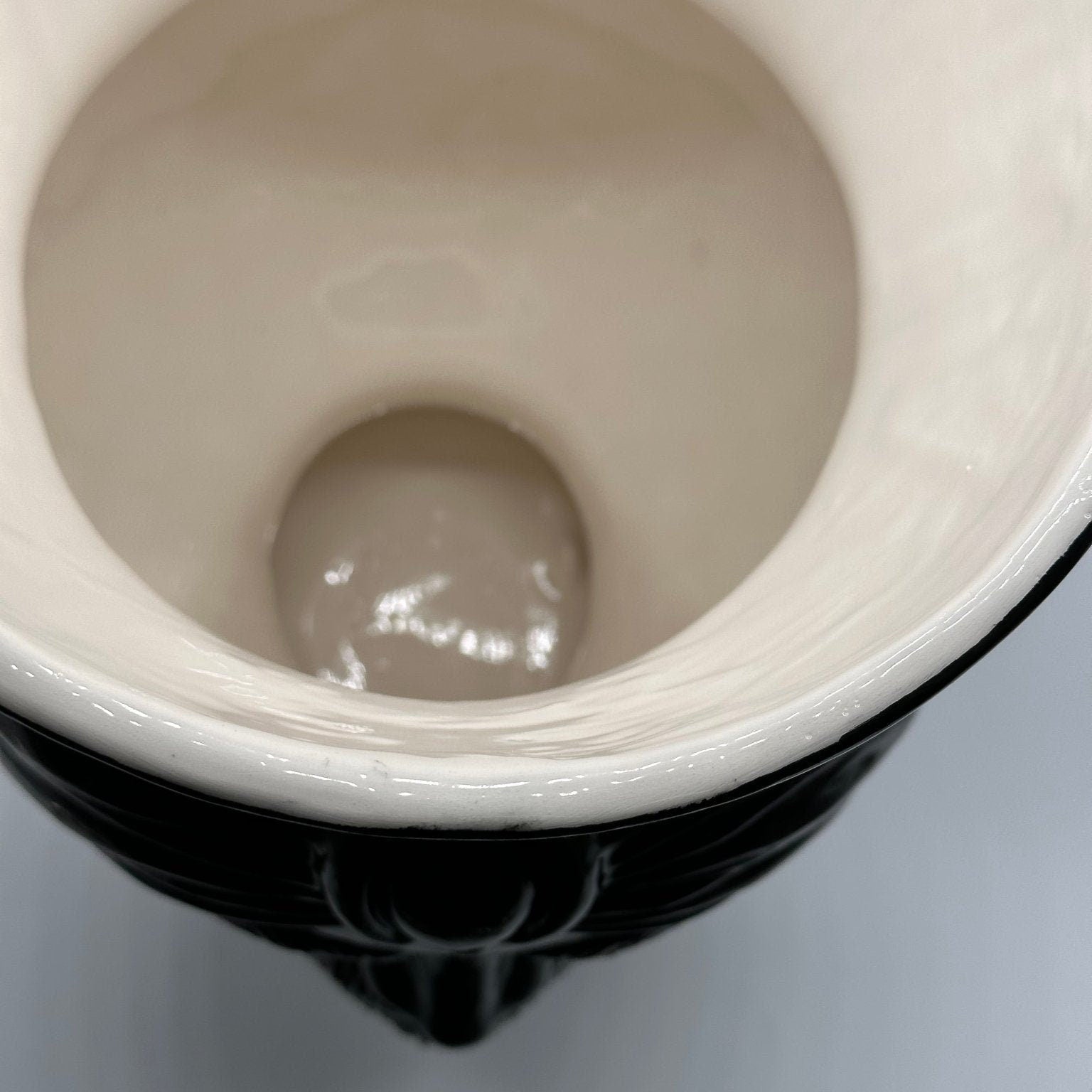 Teste di Moro Iris Ceramica Caltagirone cm H.40 L.23 Artigianale Nero - DD CERAMICHE SICILIANE