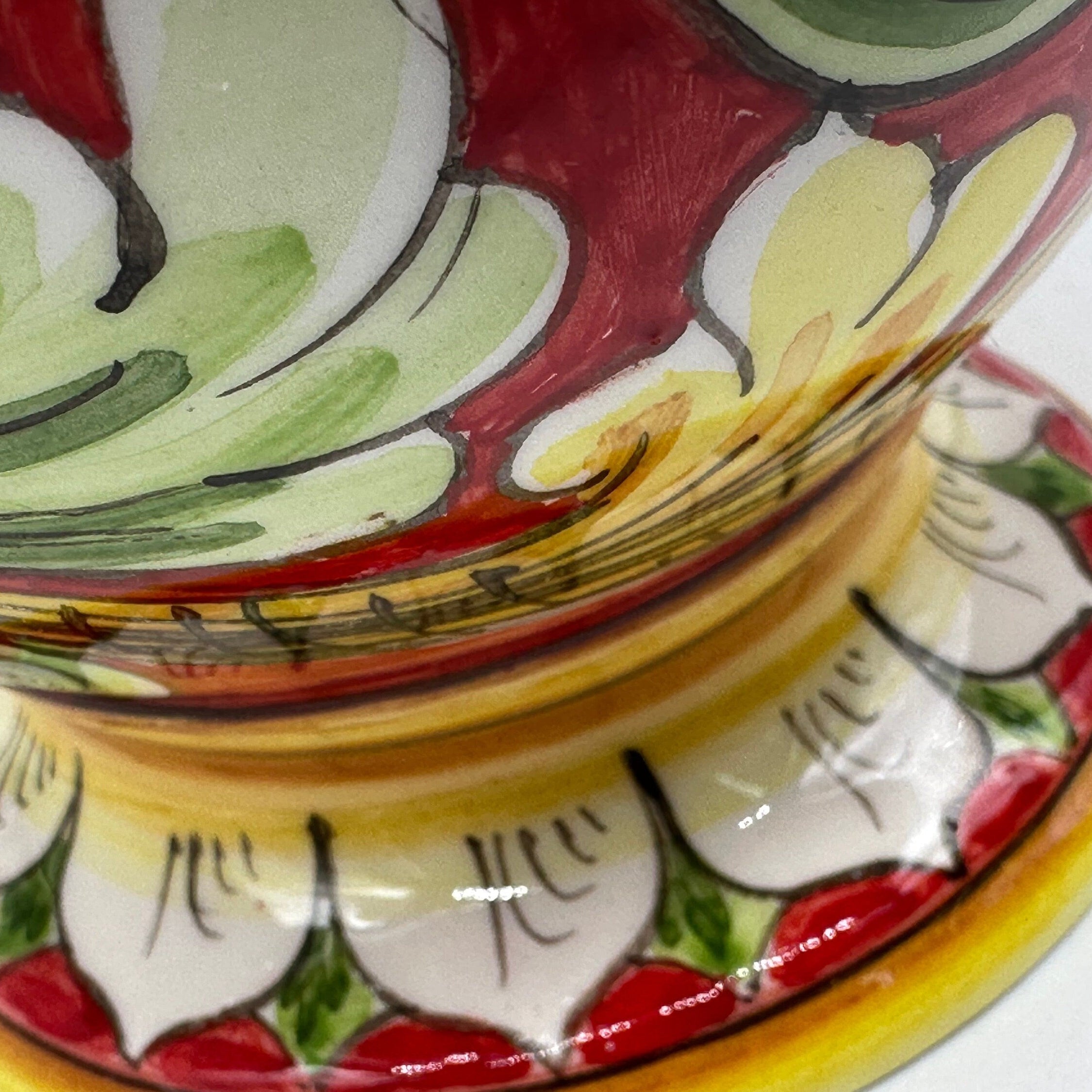 Uovo di Pasqua Contenitore H.24cm Ceramica Caltagirone dipinto a mano