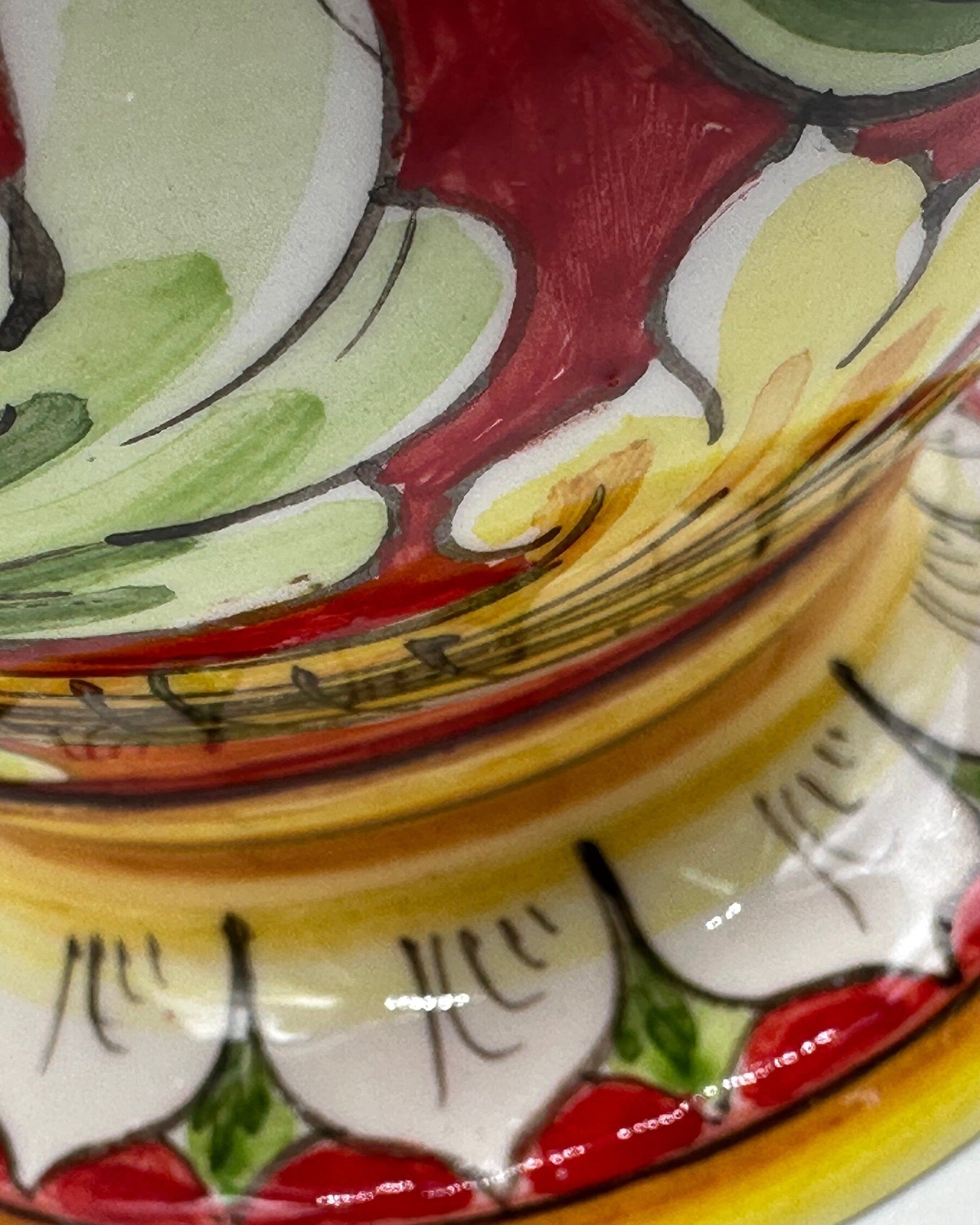 Uovo di Pasqua Contenitore H.24cm Ceramica Caltagirone dipinto a mano