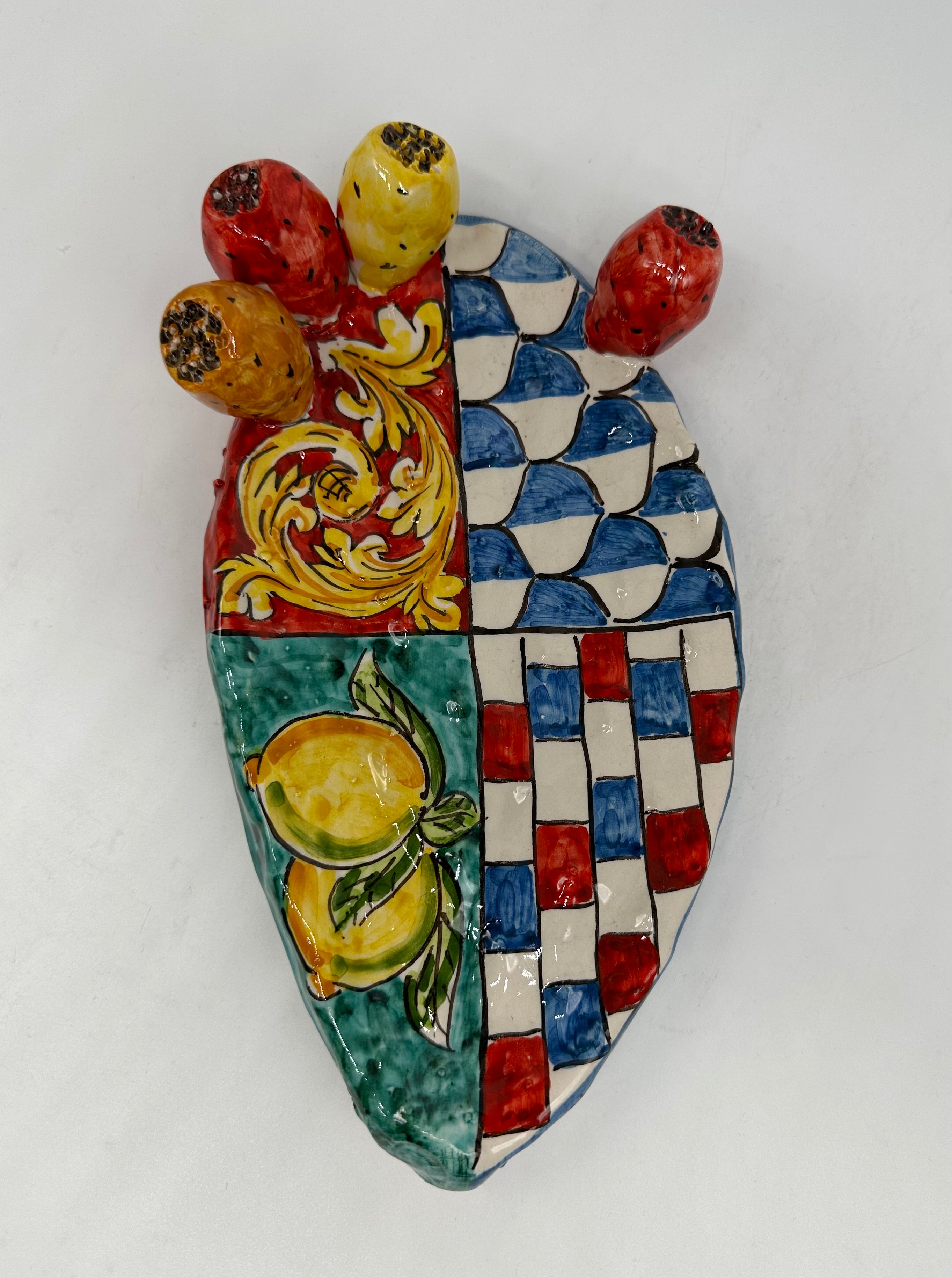 Uova di Pasqua Ceramica Caltagirone dipinte a mano (misure e decori – DD  Ceramiche Siciliane