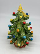 Albero di Natale Verde mod.2024 fatto a mano Ceramica Caltagirone DD CERAMICHE SICILIANE