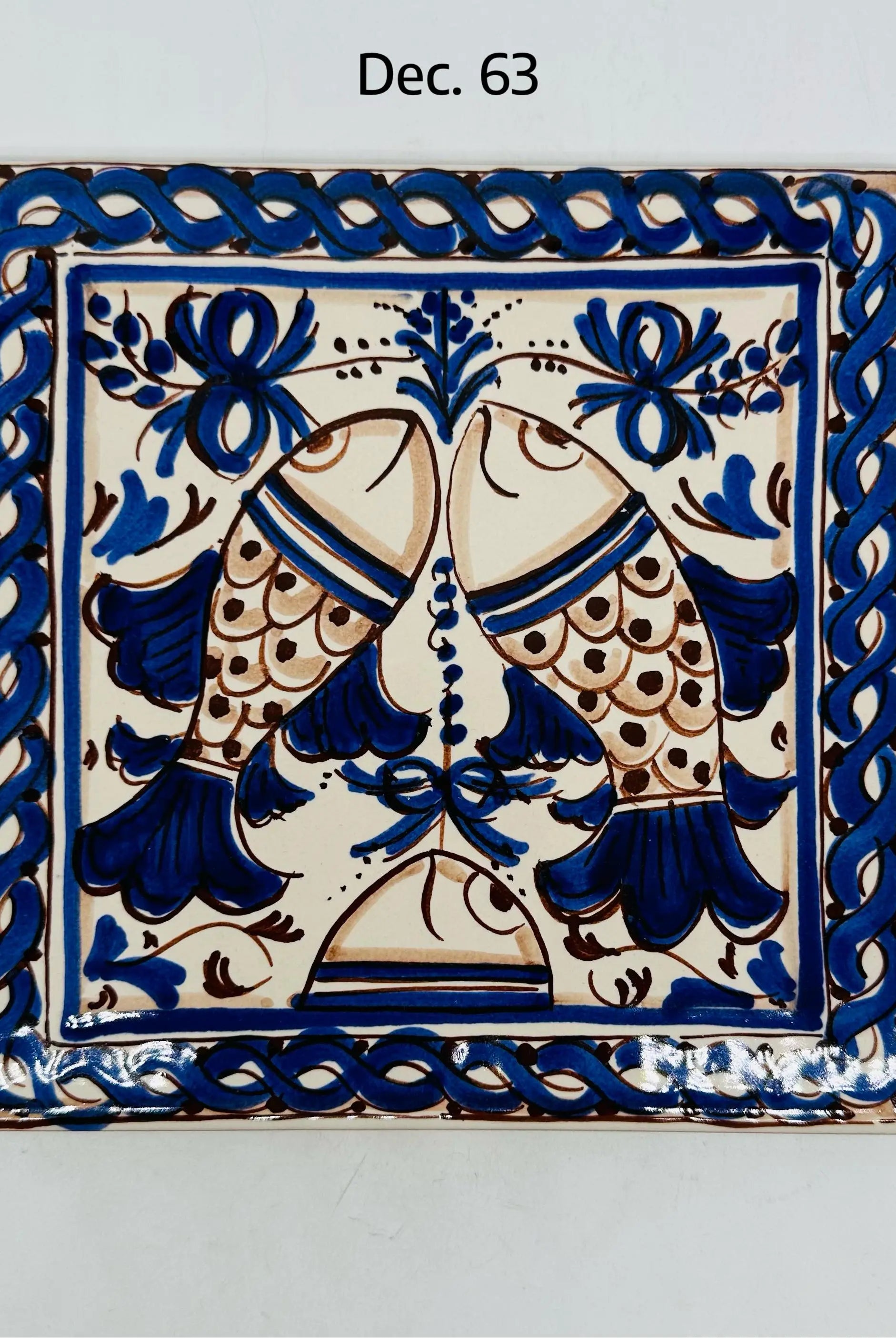 Maioliche Ceramica Caltagirone cm 20x20 Piastrelle Mattonelle decorate a mano DD CERAMICHE SICILIANE