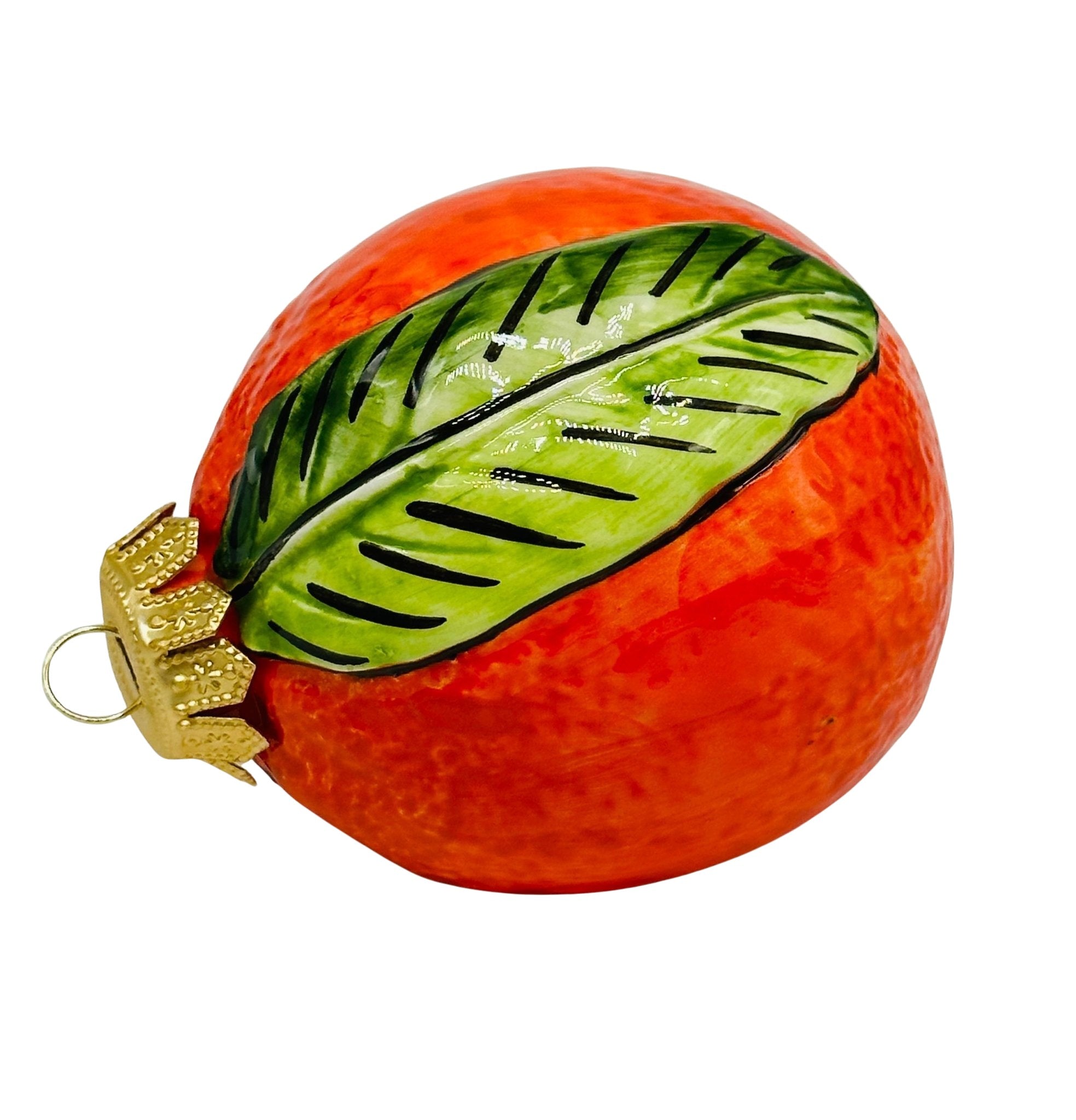 Addobbi Albero di Natale decorati a mano Ceramica di Caltagirone VARI FRUTTI - DD CERAMICHE SICILIANE