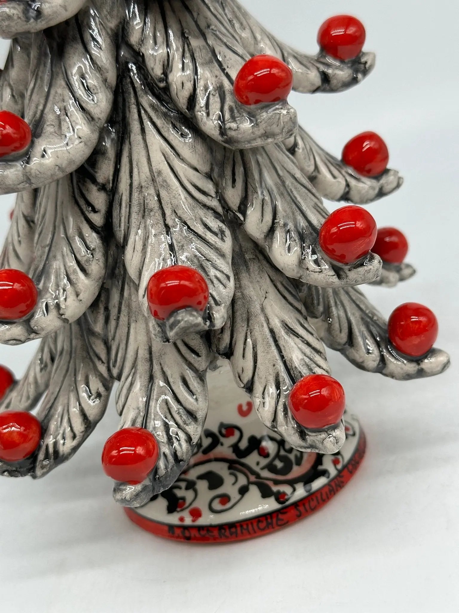 Albero di Natale cm h.25 interamente fatto a mano Ceramica Caltagirone - MADE IN SICILY