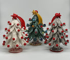 Albero di Natale cm h.25 interamente fatto a mano Ceramica Caltagirone - DD CERAMICHE SICILIANE