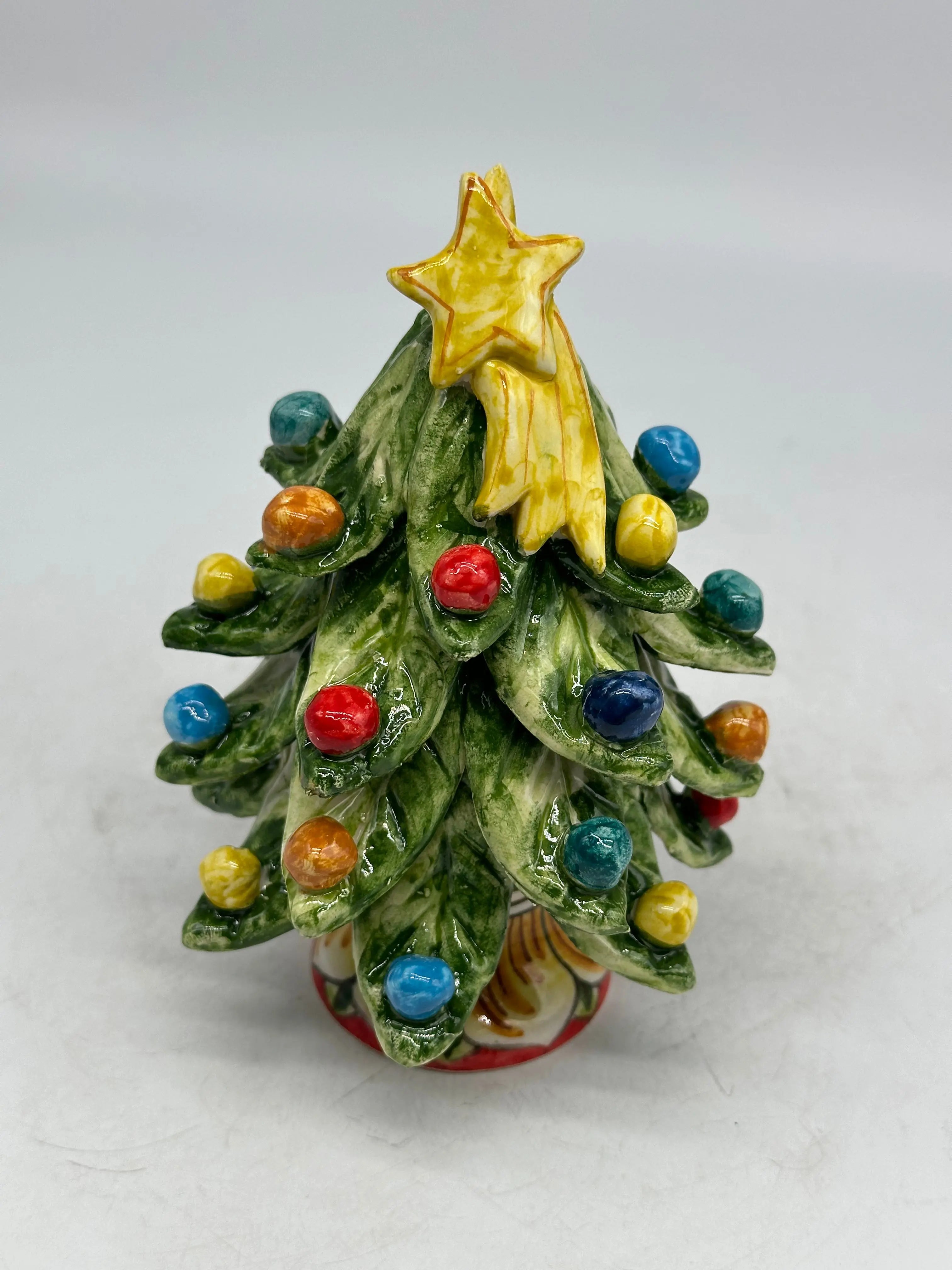 Albero di Natale Verde mod.2024 fatto a mano Ceramica Caltagirone DD CERAMICHE SICILIANE