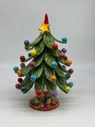 Albero di Natale Verde mod.2024 fatto a mano Ceramica Caltagirone DD CERAMICHE SICILIANE