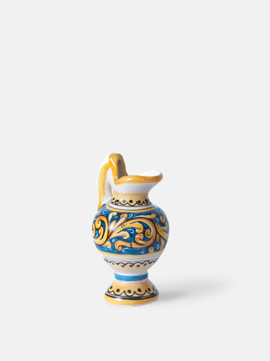 Anfora TDS Ceramica Caltagirone Artigianale decorata a mano MISURE VARIE - Piccola - OGGETTISTICA
