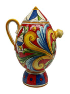 Brocca Tipica “Bummulu Malandrino” 1 Litro interamente fatto a mano Ceramica Caltagirone Decoro N.5 DD CERAMICHE SICILIANE