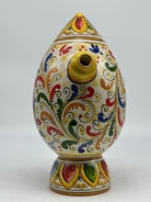 Brocca Tipica &quot;Bummulu Malandrino&quot; 1 Litro interamente fatto a mano Ceramica Caltagirone Decoro N.4