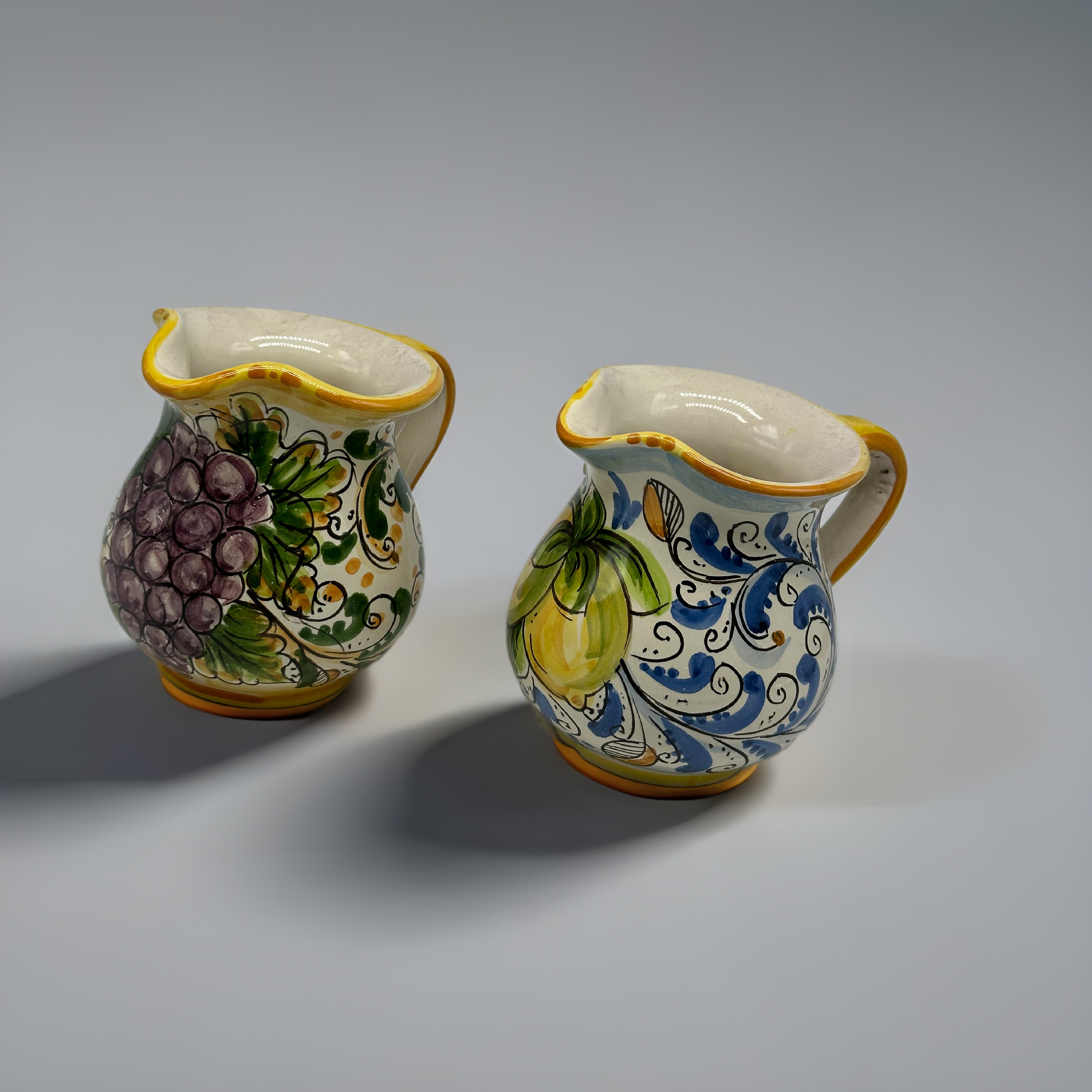 Cannata 1/4 litro Decorata Ceramica Caltagirone - BOMBONIERA