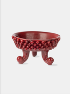 Centrotavola Pigna TDS Ceramica Caltagirone cm H.30 Artigianale Bordeaux - MEZZE PIGNE