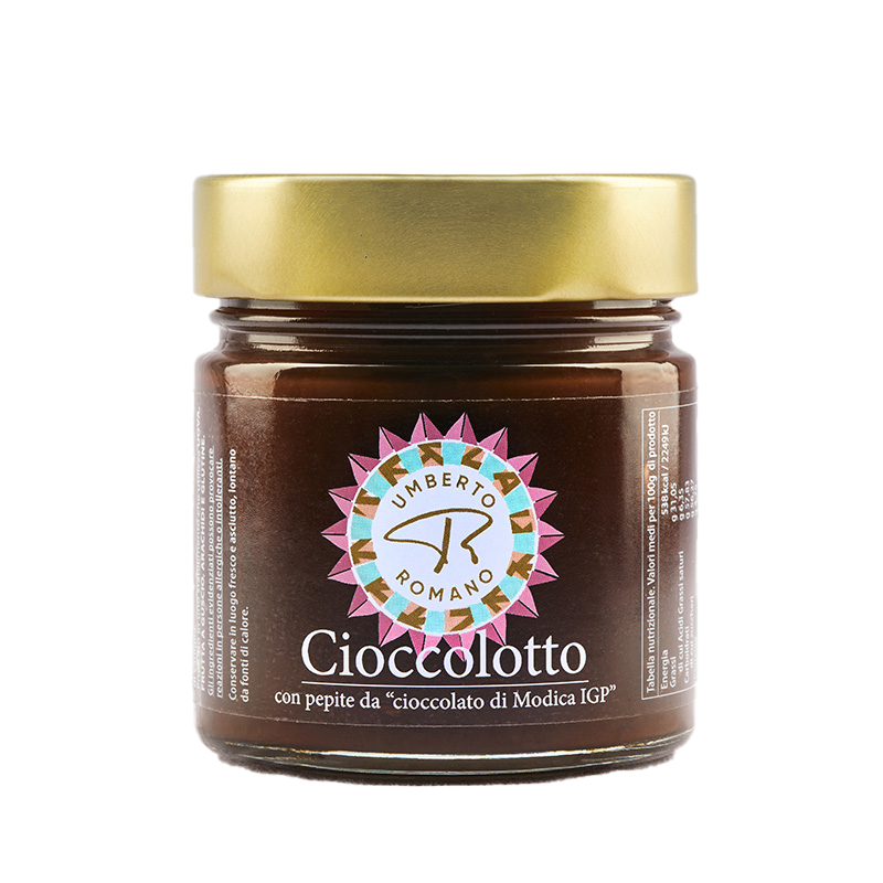 Cioccolotto con pepite da ’Cioccolato di Modica IGP’ gr200 - CREME SPALMABILI