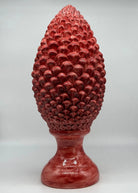 FINE SERIE - Pigna Ceramica Caltagirone cm H.45 Artigianale Rosso Sfumato Linea Luis - PIGNA