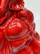 FINE SERIE - Testa di Moro Emiro Ceramica Caltagirone cm H.30 L.18 Artigianale Rosso - Donna - TESTA DI MORO