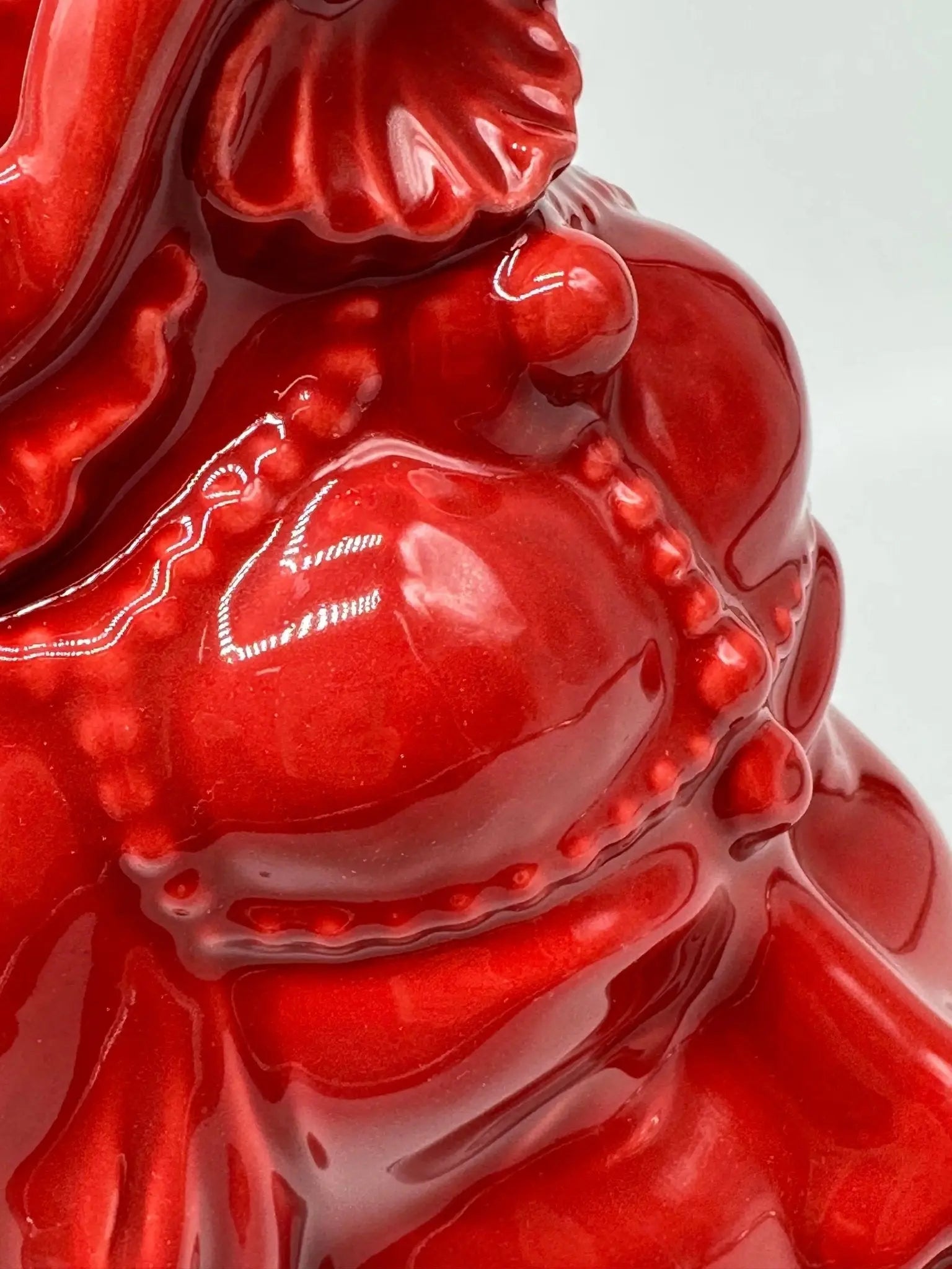 FINE SERIE - Testa di Moro Emiro Ceramica Caltagirone cm H.30 L.18 Artigianale Rosso - Donna - TESTA DI MORO