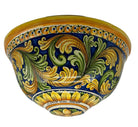 Gerla Fioriera da Muro cm H.32 L.20 Ceramica Caltagirone decorata a mano V.3 - MADE IN SICILY