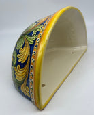 Gerla Fioriera da Muro cm H.32 L.20 Ceramica Caltagirone decorata a mano V.3 - MADE IN SICILY