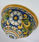 Gerla Fioriera da Muro cm H.32 L.20 Ceramica Caltagirone decorata a mano V.2