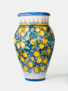 Giara Decorata 75cm Ceramica Caltagirone Artigianale VARI DECORI - Limoni - VASO