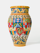 Giara Decorata 75cm Ceramica Caltagirone Artigianale VARI DECORI - Siciliano V.1 - VASO