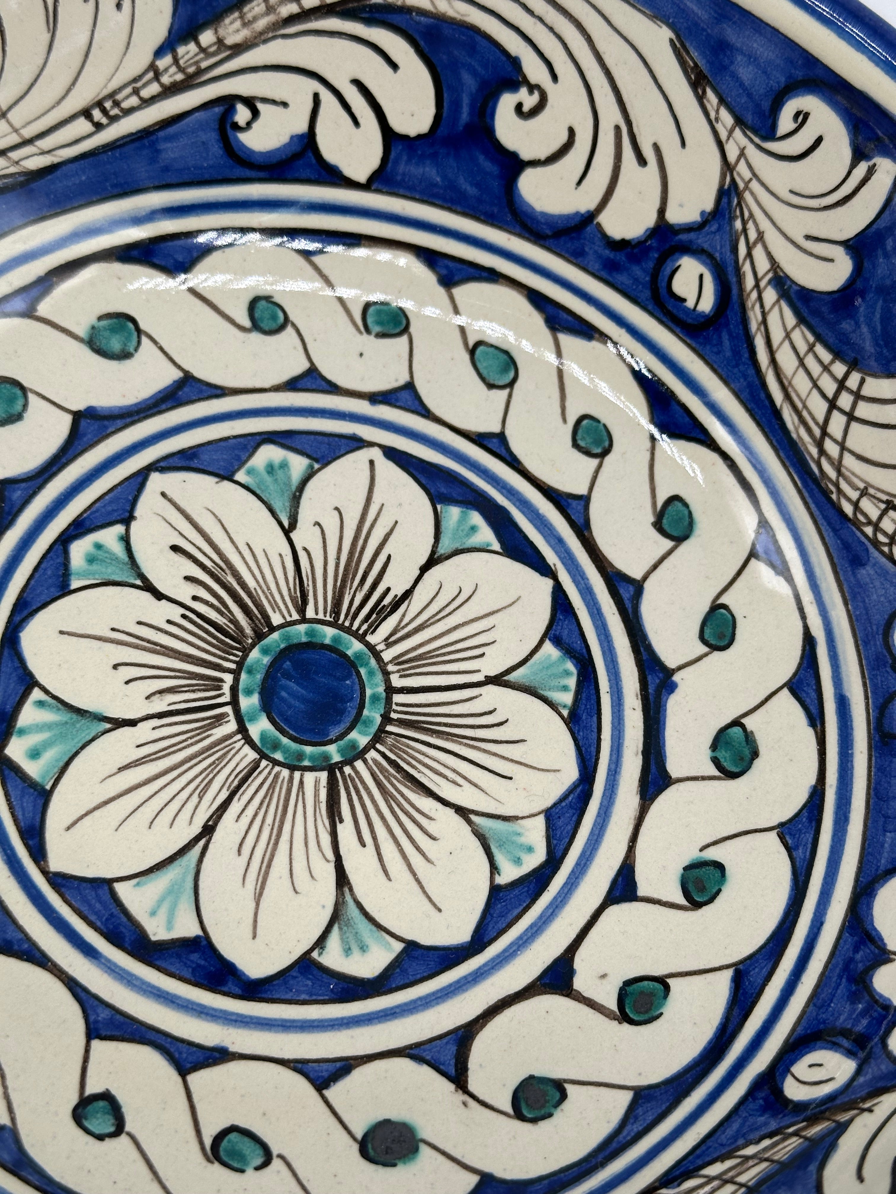 Insalatiera diametro cm 20 Ceramica Caltagirone - Ortensia - INSALATIERA