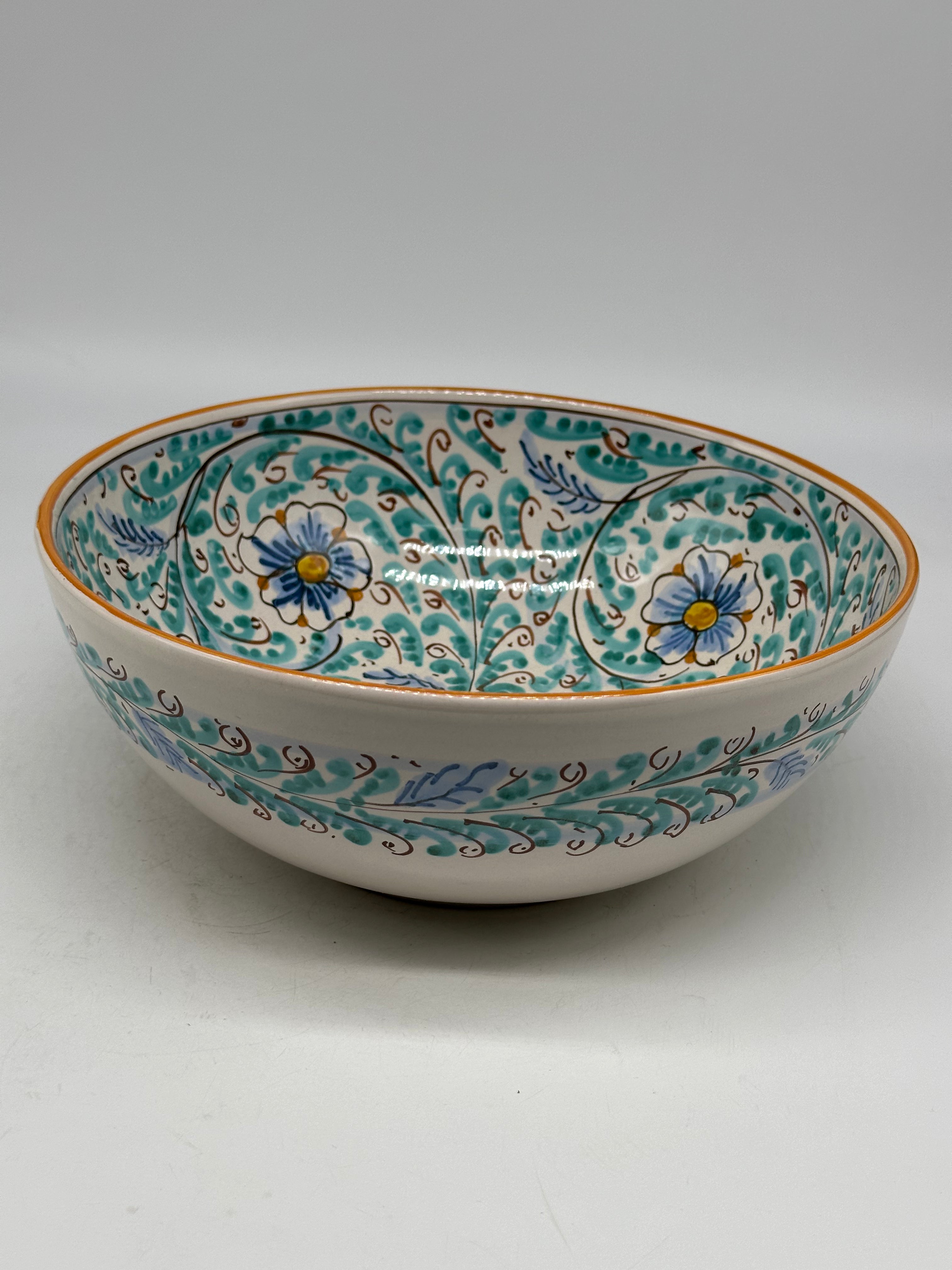 Insalatiera diametro cm 25 Ceramica Caltagirone - Eolie - INSALATIERE