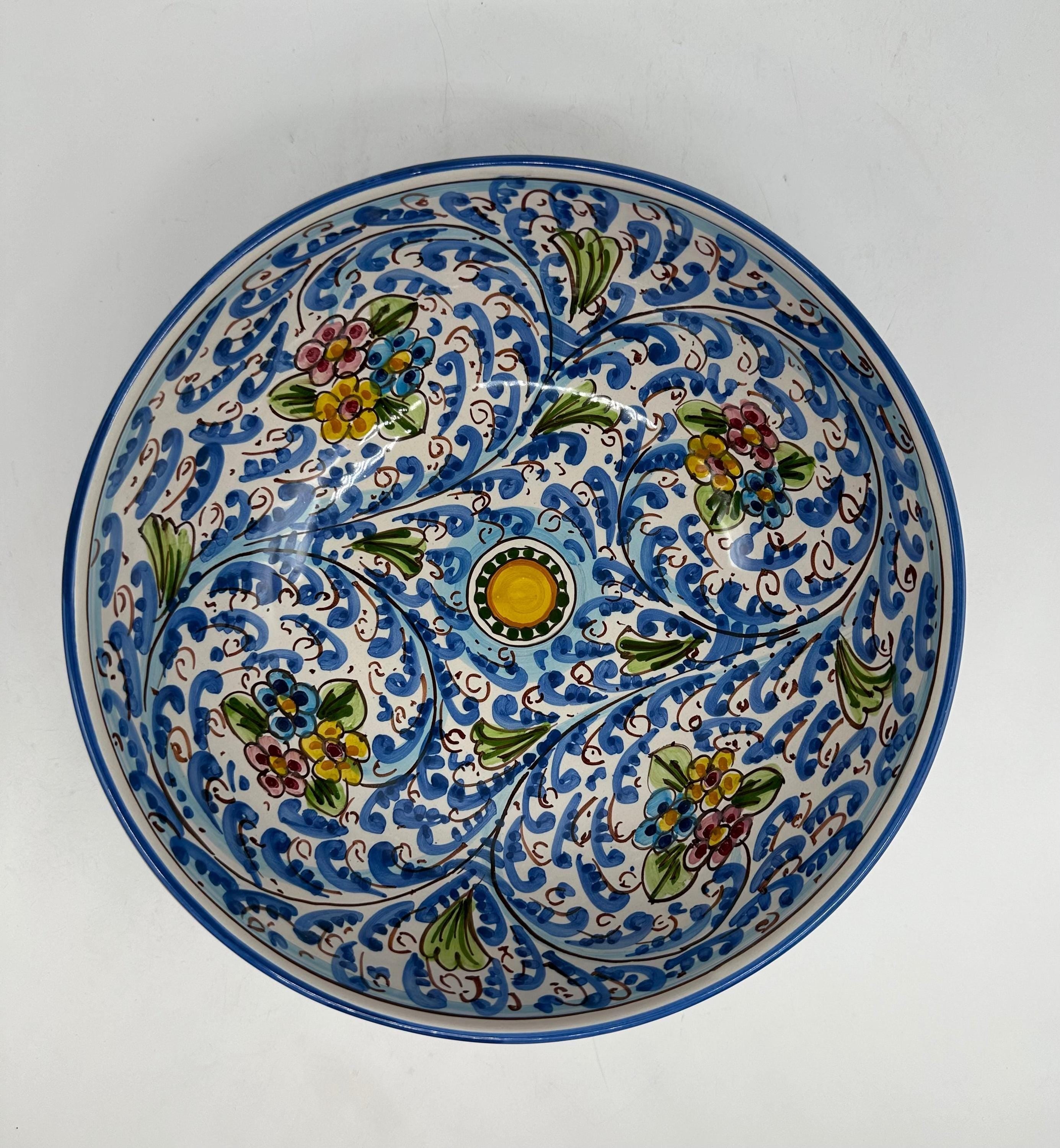 Insalatiera diametro cm 25 Ceramica Caltagirone - Opale