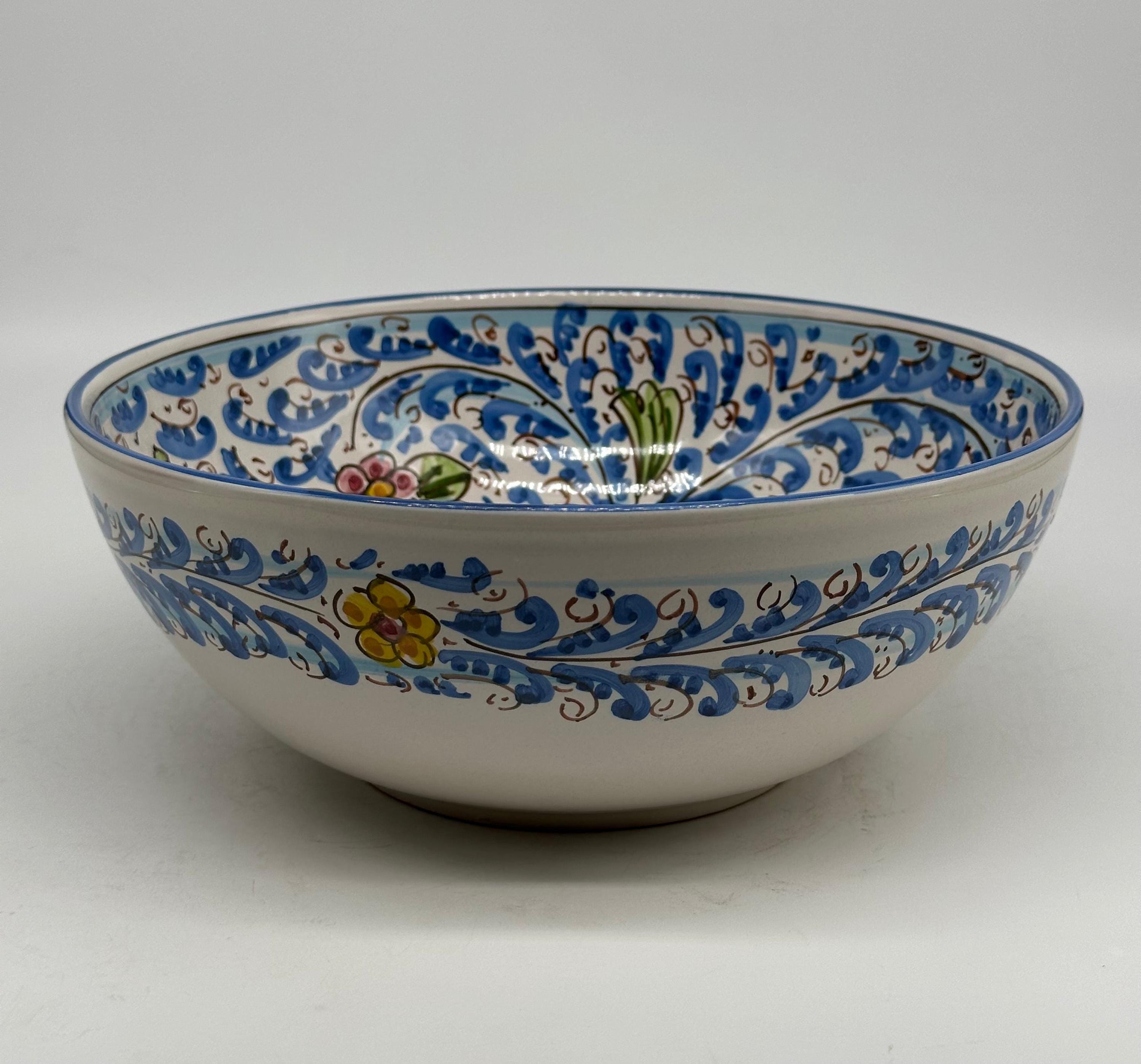 Insalatiera diametro cm 25 Ceramica Caltagirone - Opale