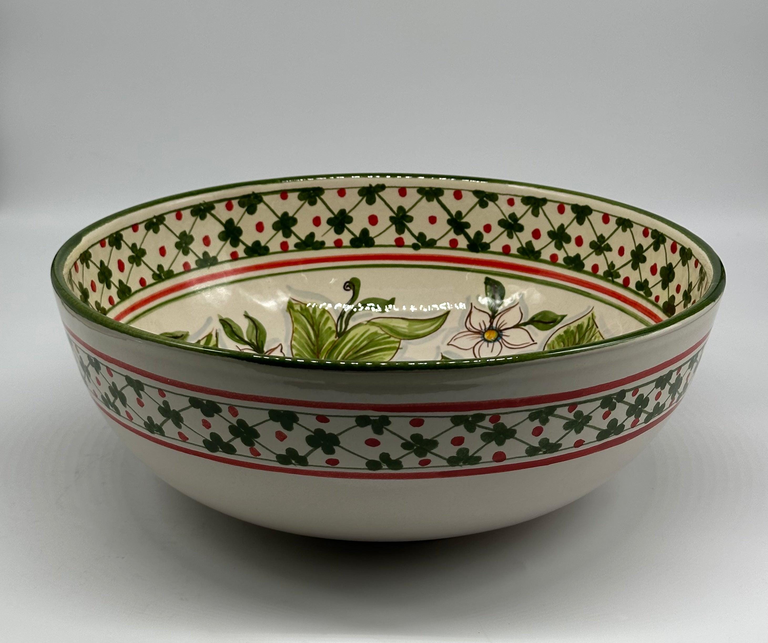 Insalatiera diametro cm 30 Ceramica Caltagirone - Rustico