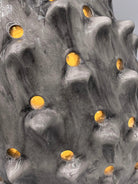 Lampada Pigna traforata Ceramica Caltagirone cm H.35 L.23 Artigianale Ghiaccio DD CERAMICHE SICILIANE