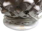 Lampada Pigna traforata Ceramica Caltagirone cm H.47 L.30 Artigianale Bianco - DD CERAMICHE SICILIANE