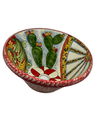 Lavello Ceramica Caltagirone Diametro cm 37 per interno/esterno V.4 - LAVELLI