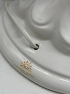 Lumi Teste di Moro Moderne Ceramica Caltagirone cm H.45 Artigianale Bianco - LAMPADE