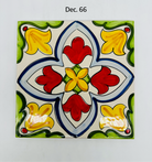 Maioliche Ceramica Caltagirone cm 20x20 Piastrelle Mattonelle decorate a mano DD CERAMICHE SICILIANE