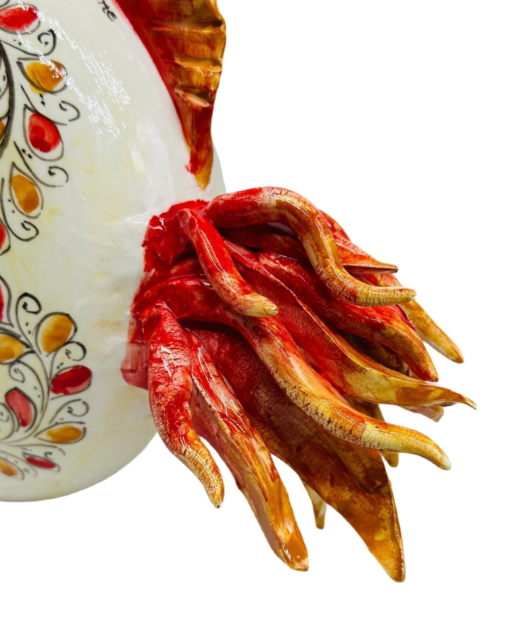 Pesce “Fuego” Decorato a Mano Ceramica Caltagirone - MADE IN SICILY