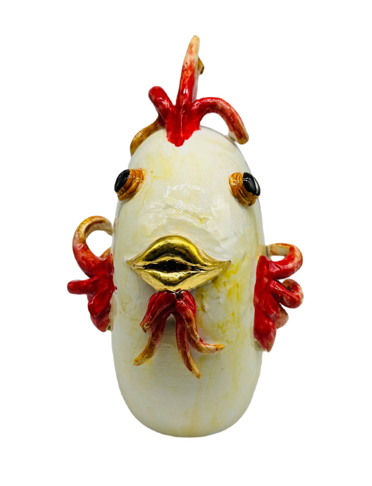 Pesce “Fuego” Decorato a Mano Ceramica Caltagirone - MADE IN SICILY