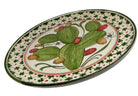 Piatto da Portata Diametro 37cm Uso Alimentare Ceramica Caltagirone - Fico d’India - PIATTI SERVIZIO
