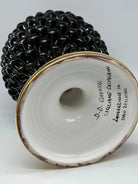 Pigna Aurum Ceramica Caltagirone cm H.40 Artigianale Nero DD CERAMICHE SICILIANE