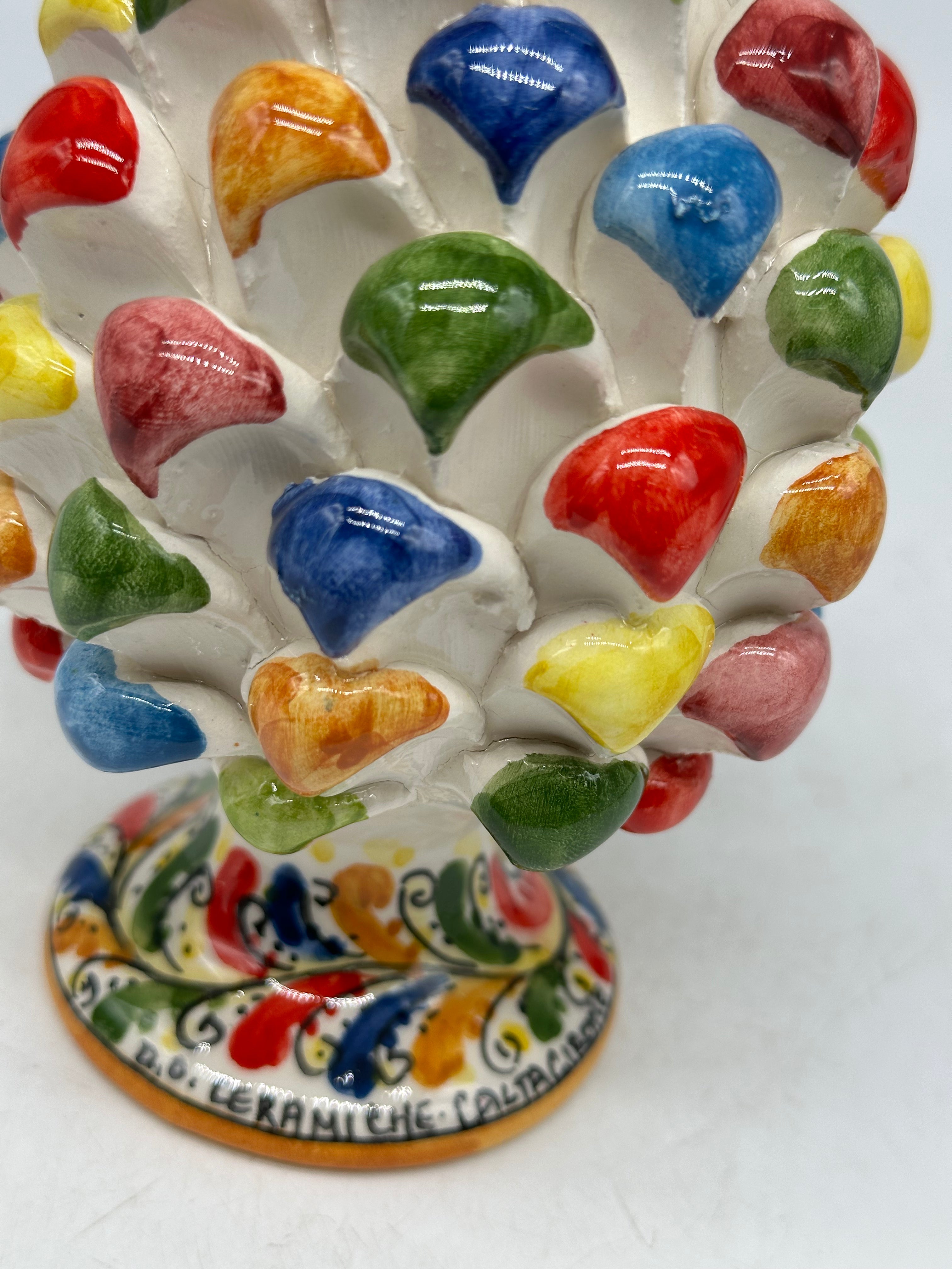 Pigna Ceramica Caltagirone Artigianale cm H.15 Multicolor - PIGNE