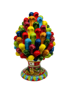 Pigna Ceramica Caltagirone Artigianale cm H.25 Multicolor DD CERAMICHE SICILIANE