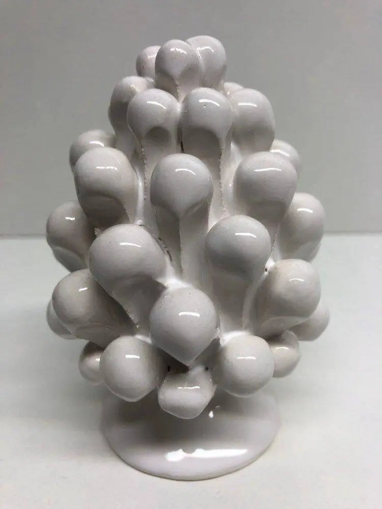 Pigna Ceramica Caltagirone cm H.10 Artigianale VARI COLORI DD CERAMICHE SICILIANE